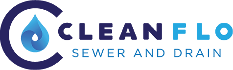Clean flo plumbing sewer and drain logo