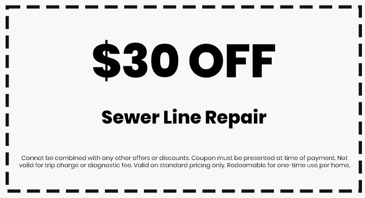 $30 Off Sewer Line Repair