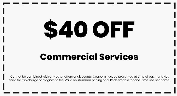 $40 Off Commercial Services