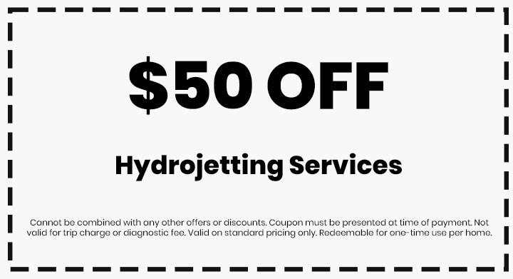 $50 Off Hydro Jetting Services