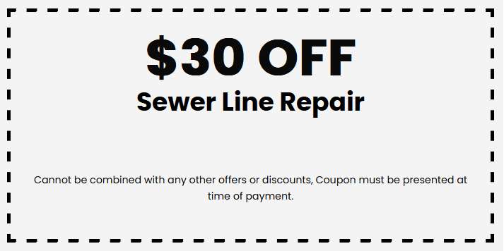 $30 OFF Sewer Line Repair