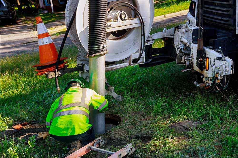 outdoor sewer repair