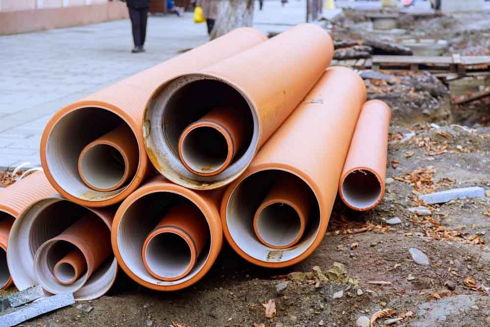 new trenchless pipes or PVC pipes