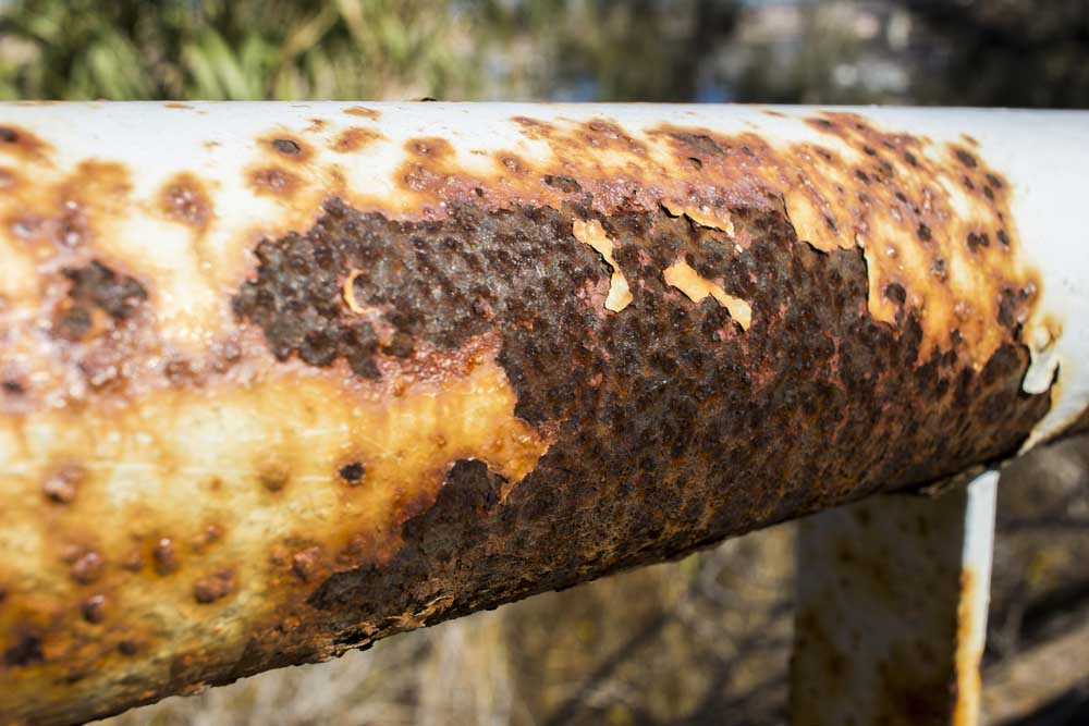corroded sewer lines